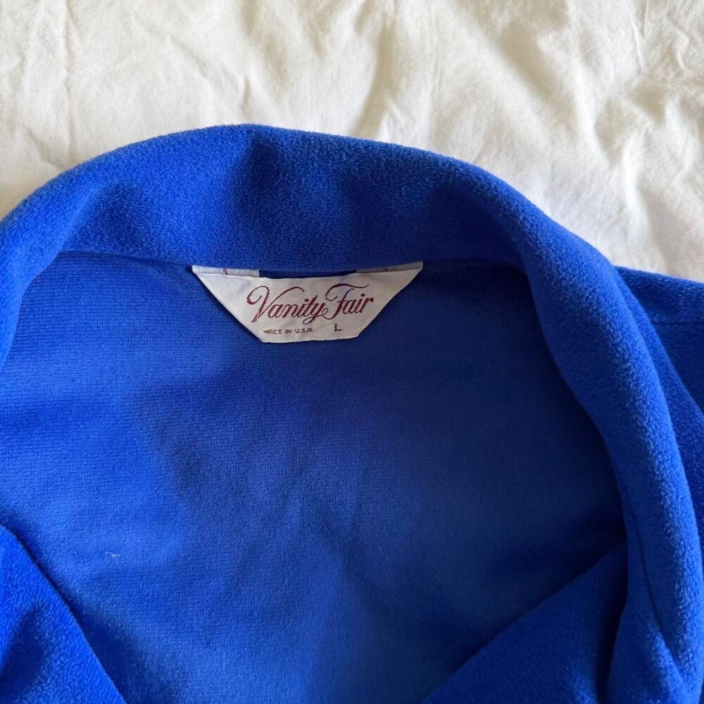 Vanity-fair Women's Blue Robe - Picture 3 of 8